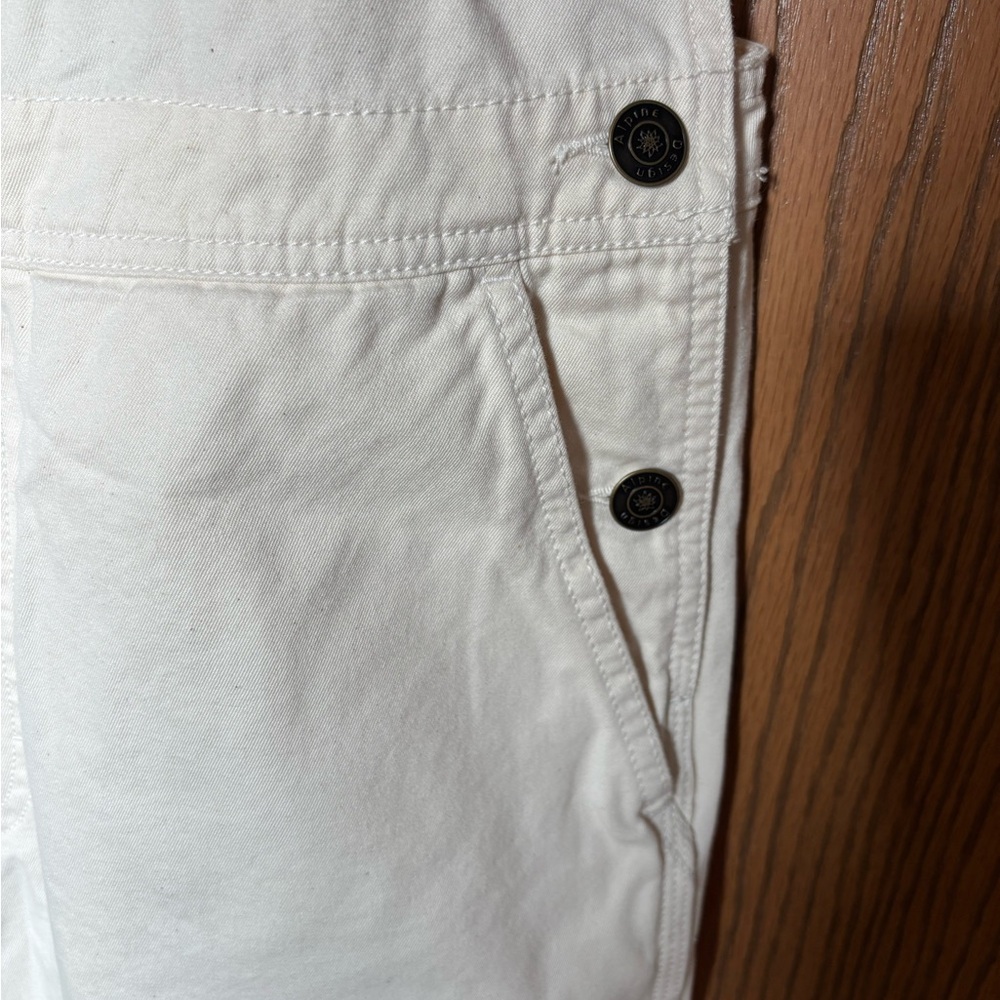 Alpine Design Women's Light Cream Off White Overalls - Picture 5 of 12